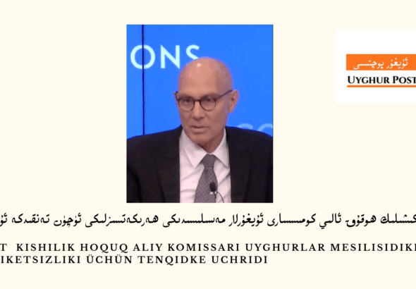 B d t kishilik hoquq aliy komissari uyghurlar mesilisidiki heriketsizliki üchün tenqidke uchridi