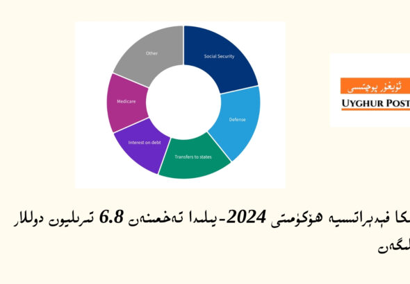 ئامېرىكا فېدېراتسىيە ھۆكۈمىتى 2024-يىلىدا تەخمىنەن 6.8 تىرىليون دوللار خەجلىگەن
