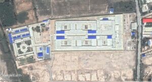 كەلپىن ناھىيىسىدىكى «ھاۋاخان قامالغان» بولۇشى مۇمكىن دەپ قارىلىدىغان لاگېر بىناسى، سۈرەت ۋاقتى: 2018-يىلى ئاۋغۇست