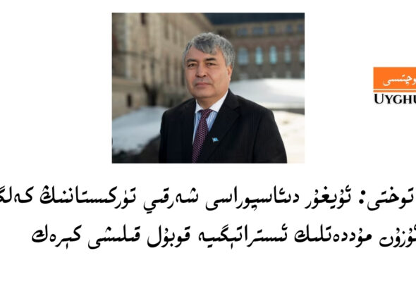 Memet toxti: uyghur di'asporasi sherqiy türkistanning kelgüsi üchün uzun muddetlik istratégiye qobul qilishi kérek