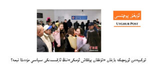 Türkiyedin ürümchige barghan «tughqan yoqlash ömiki»ning arqisi'idiki siyasiy muddi'a néme?